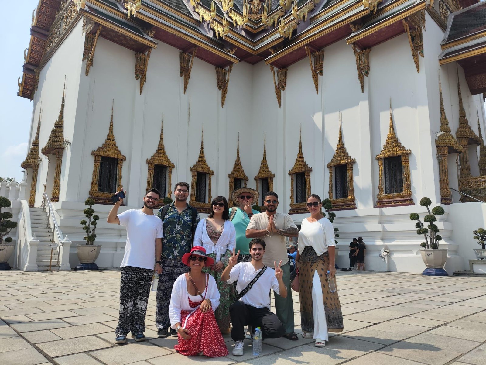 Grupo no templo