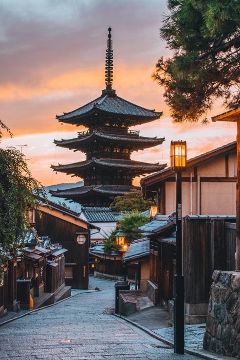 Kyoto chuva quimono