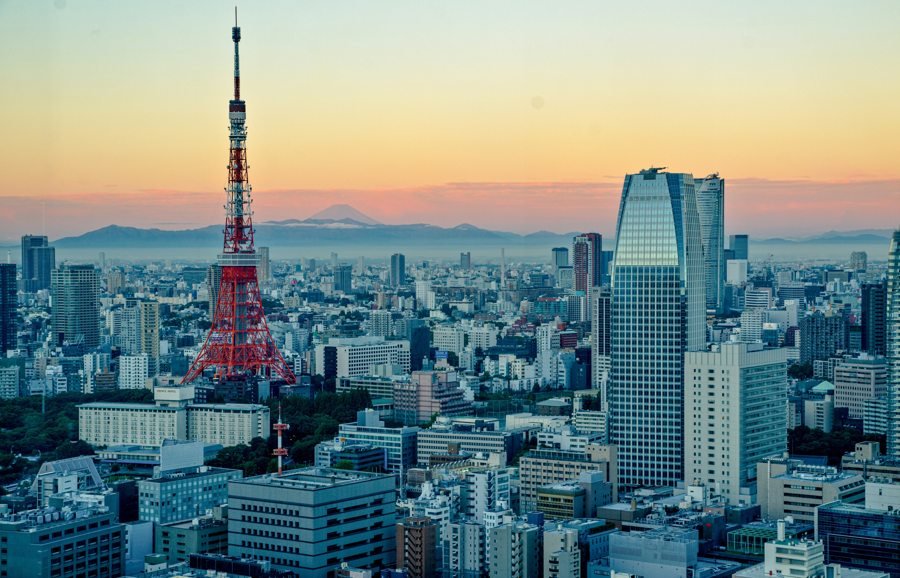 Tokyo Tower vista aérea